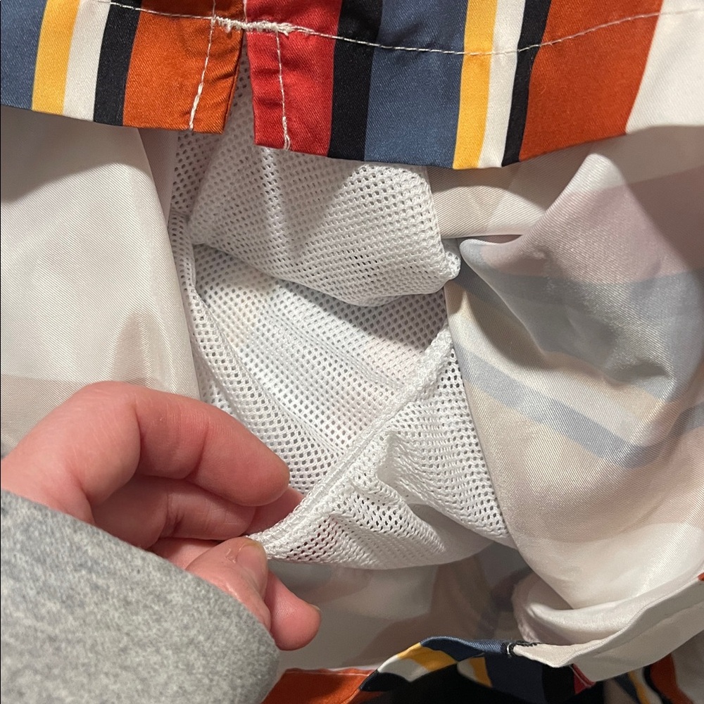 Pacsun Recycled 60's Striped 15" Swim Trunks Size XL - Picture 8 of 8